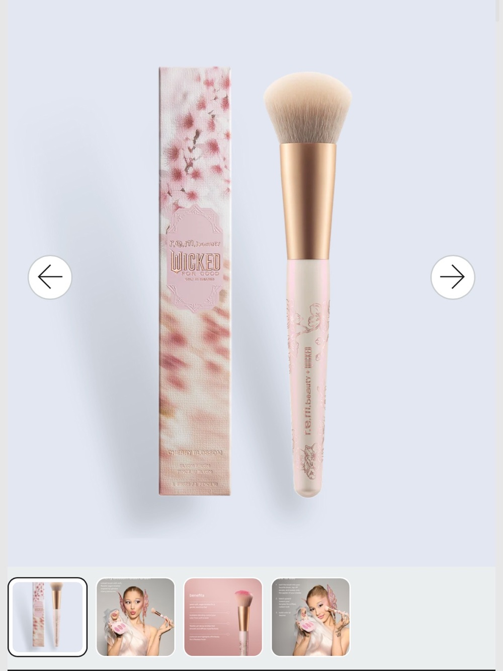 REM Beauty Wicked Cherry Blossom Blush Brush - New - Picture 3 of 6